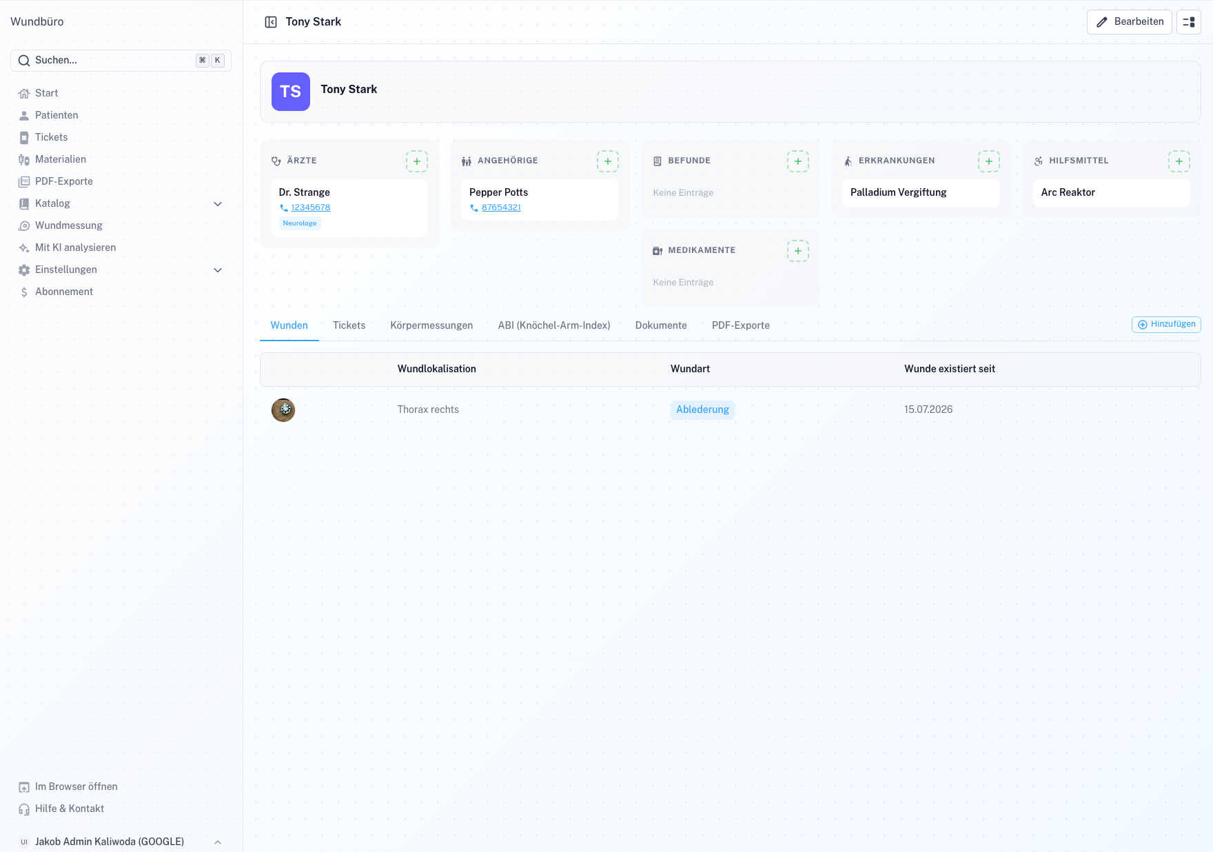 Patient Details Screenshot
